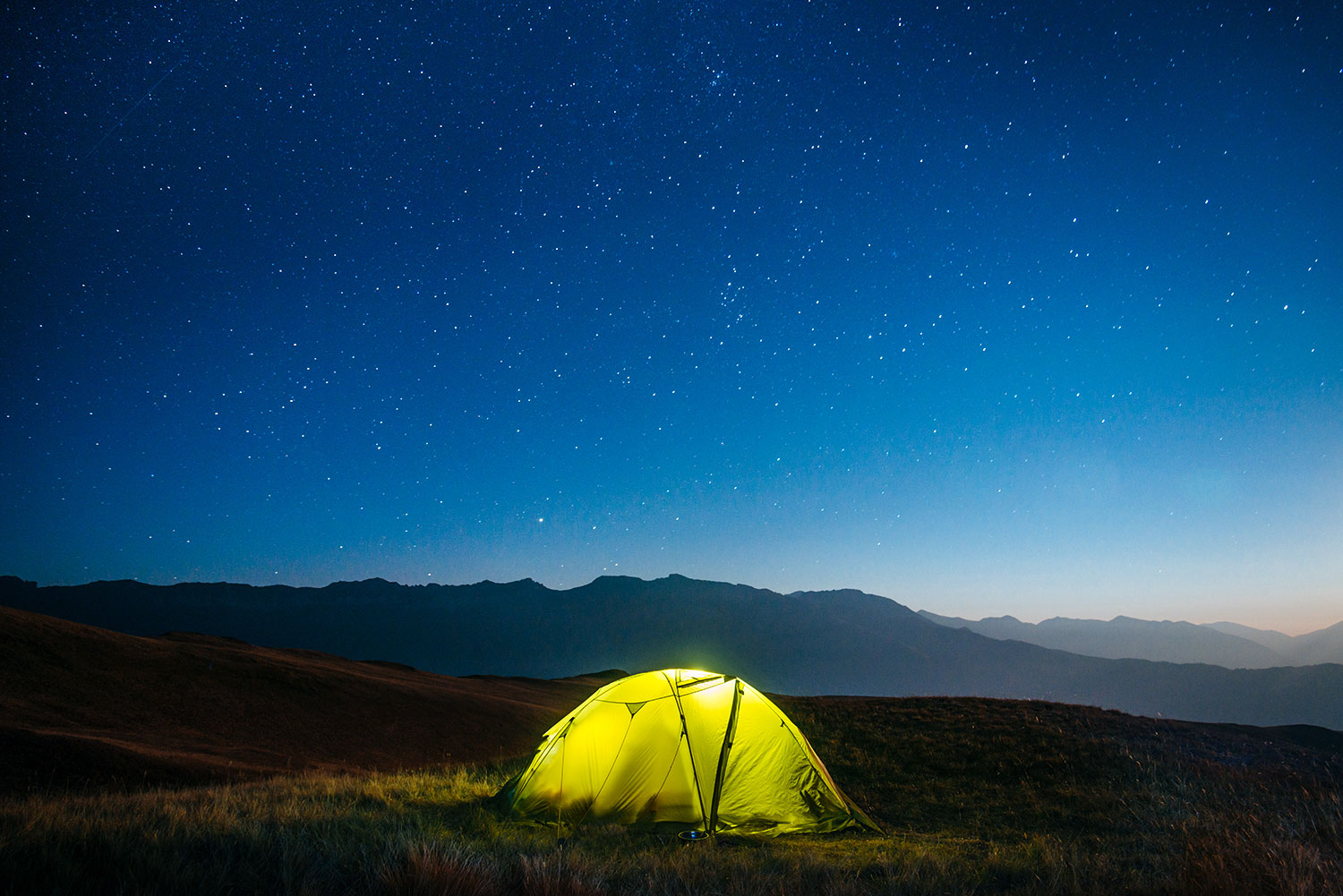Вечерняя палатка